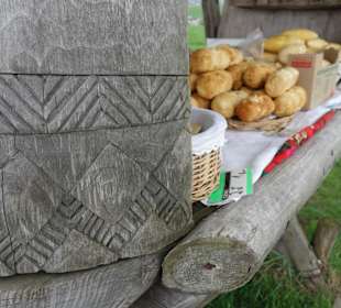 Stand mit Räuckerkäse