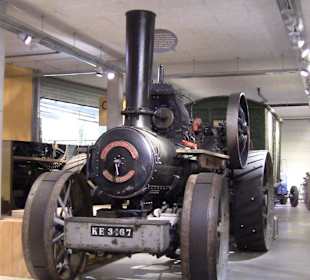 Alte Dampflandmaschine