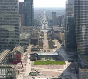 Widok z łuku triumfalnego