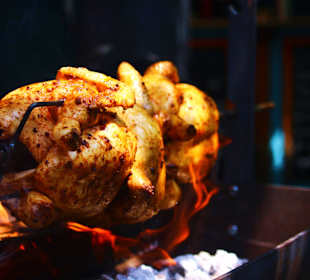 Poulet am Spiess