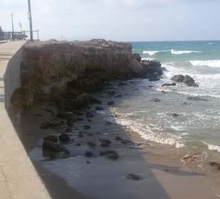 Promenade am Strand
