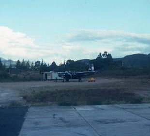 Das Militärflugzeug mit dem Haifischmaul