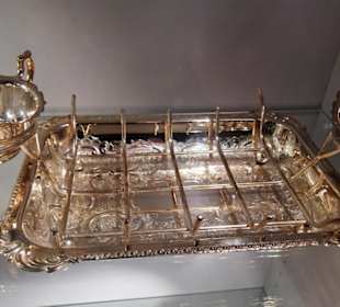 Spargel-Abtropfschalen im Spargelmuseum