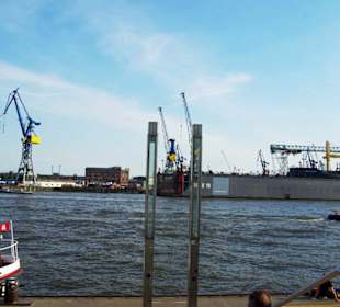 Mit Sicht auf den Hafen