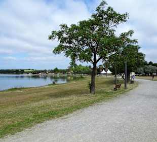 Rundweg um den Lac de Villeneuve-de-la-Raho