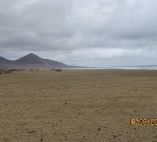 Strand von Cofete bei Regen