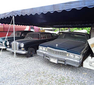 Auf dem Freigelände verrotten wahre Schätze