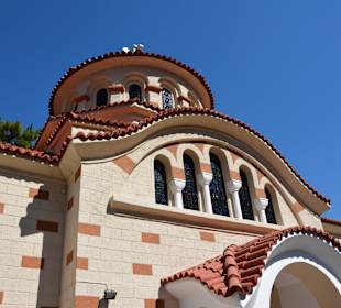 Archipolis und die Kirche Agios Nektarios Saint Nektarios