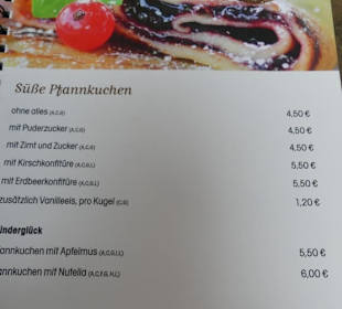 Speisekarte