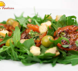 Ensalada de tomates asados