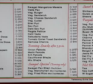 Speisekarte