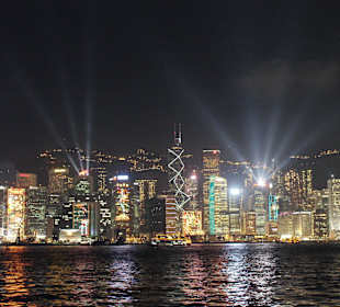 Skyline von Hongkong Island