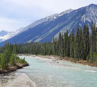 ....die Farbe des Flusses...