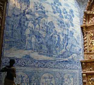 Azulejos im Innenraum der Se de Faro