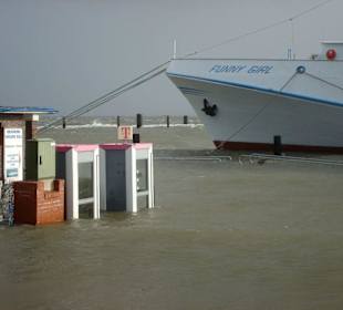 Sturmflut in Cuxhaven