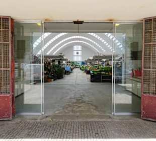 Eingang zur Markthalle Mercado Municipal 