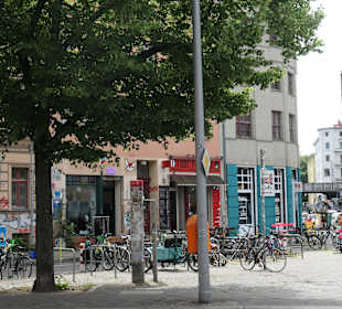 Der Rio-Reiser-Platz in Berlin-Kreuzberg