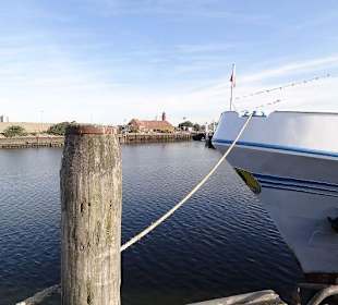 Blick aufden Büsumer Hafen