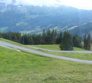 Weg des Busses von der Bussalp