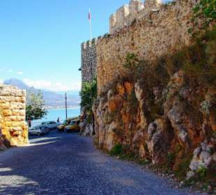 Burg von Alanya (Ic Kale) An&/Abfahrt
