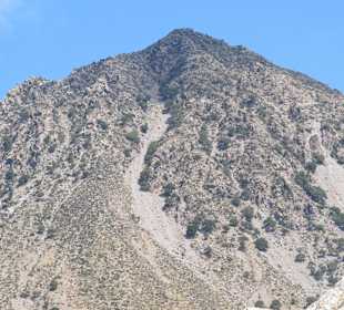 Skała przy wulkanie