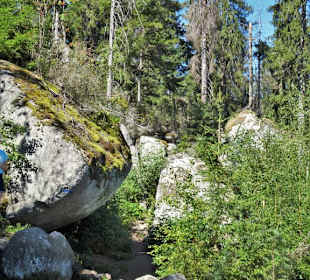 Rundgang durch das Felsenlabyrinth Luisenburg