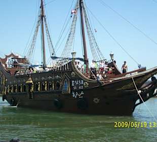 Ausflug mit dem Piratenschiff
