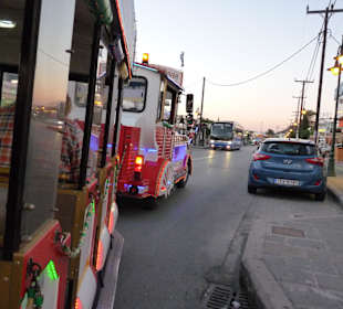 Fahrt mit Tschu-Tschu Faliraki