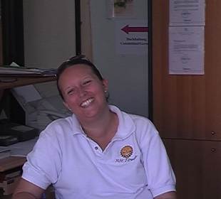 Eine der super freundlichen Angestellten!