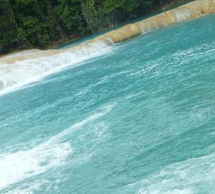 Schwimmen im Agua Azul