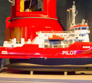 Ein Forschungsschiff