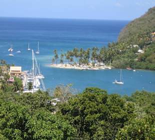 Weg zur Marigot Bay