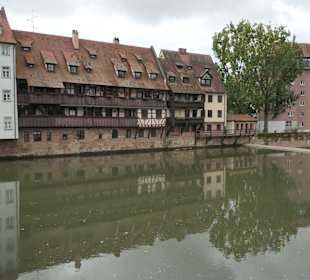 Die Pegnitz zwischen Lorenzer- u Sebalder-Altstadt