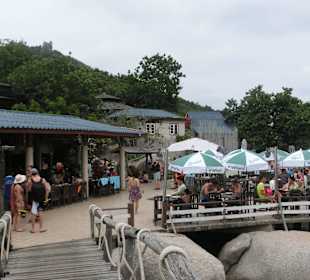 Restaurant auf Koh Nangyuan