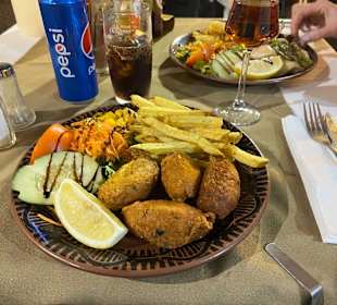 Unser Essen im Restaurant