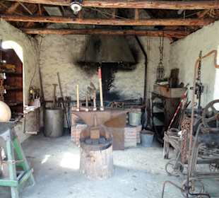 Blick in die Schmiede des Moormuseums