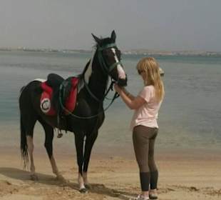 Kurze Pause am Strand