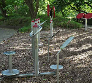 Trimmgeräte im Edgar-Deichmann-Park