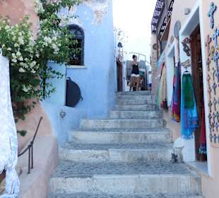 Gasse in Oia