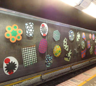 Kunst in der U Bahn