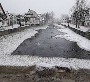 Northeim. Auf der Brücke zum Bäcker 