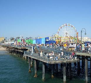 Blick vom Pier Richtung Strand