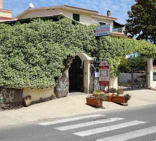 Außenansicht vom Ristorante Pizzeria La Veranda