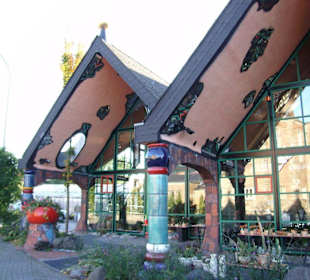 Gärtnerei in einem Friedr. Hundertwasser-Haus