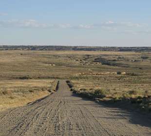 Zufahrtsstraße zum Chaco Canyon