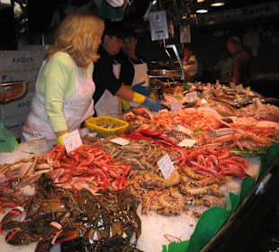 Markt direkt an der Rambla!