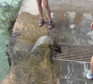 Italienische Bulmen-Wassertreppe