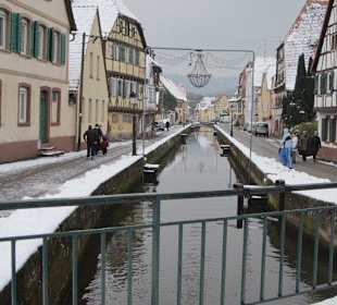 Altstadt Wissembourg im Winter