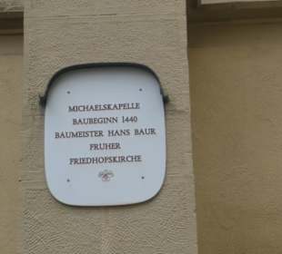 Michaelskapelle: Informationstafe