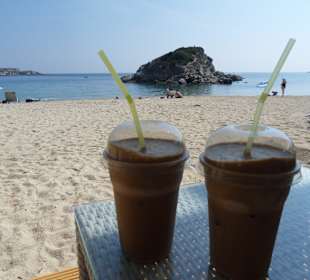 Chica Beach - Kalamitsi... lecker Frappe 